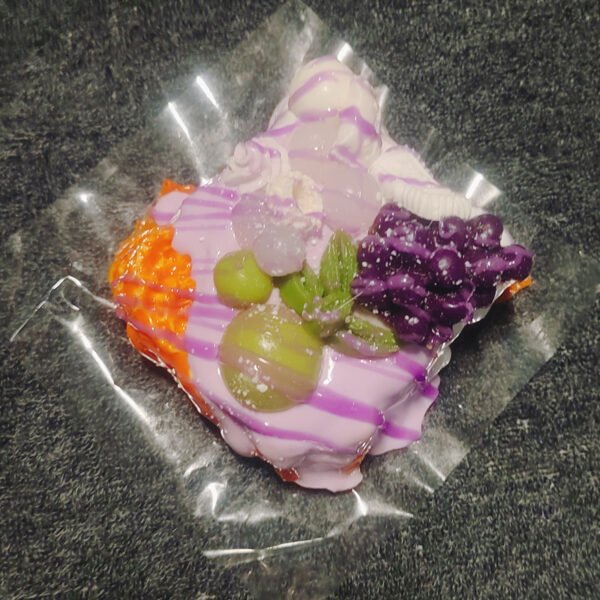 Toy Food Squeeze Toy –3 styles Realistic Cake Design for Stress Relief, Non-Toxic Silicone - Image 2