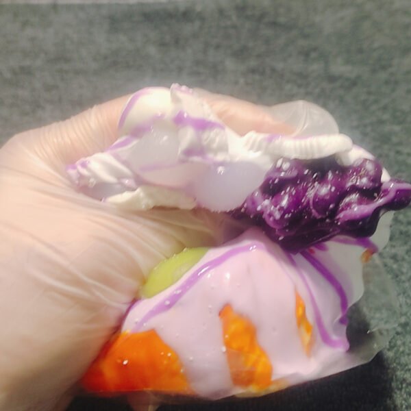 Toy Food Squeeze Toy –3 styles Realistic Cake Design for Stress Relief, Non-Toxic Silicone - Image 5