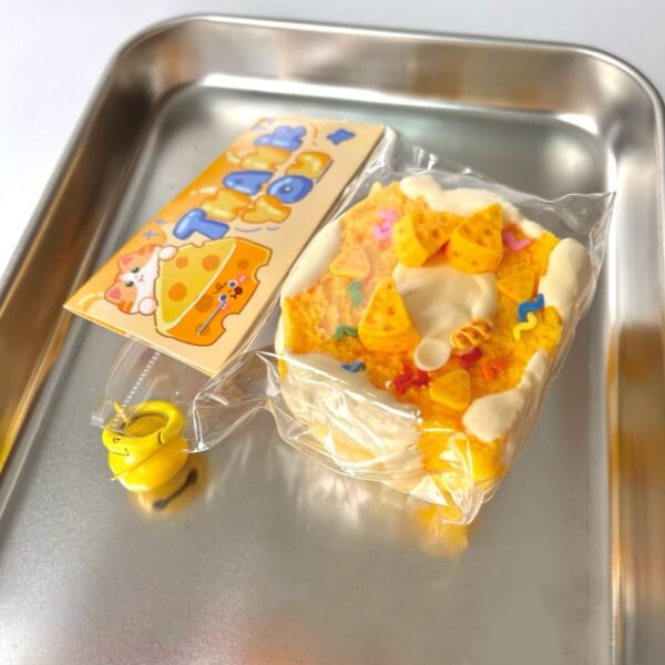 Soft Silicone Toast & Butter Squishy – Stress Relief & Fun - Image 26